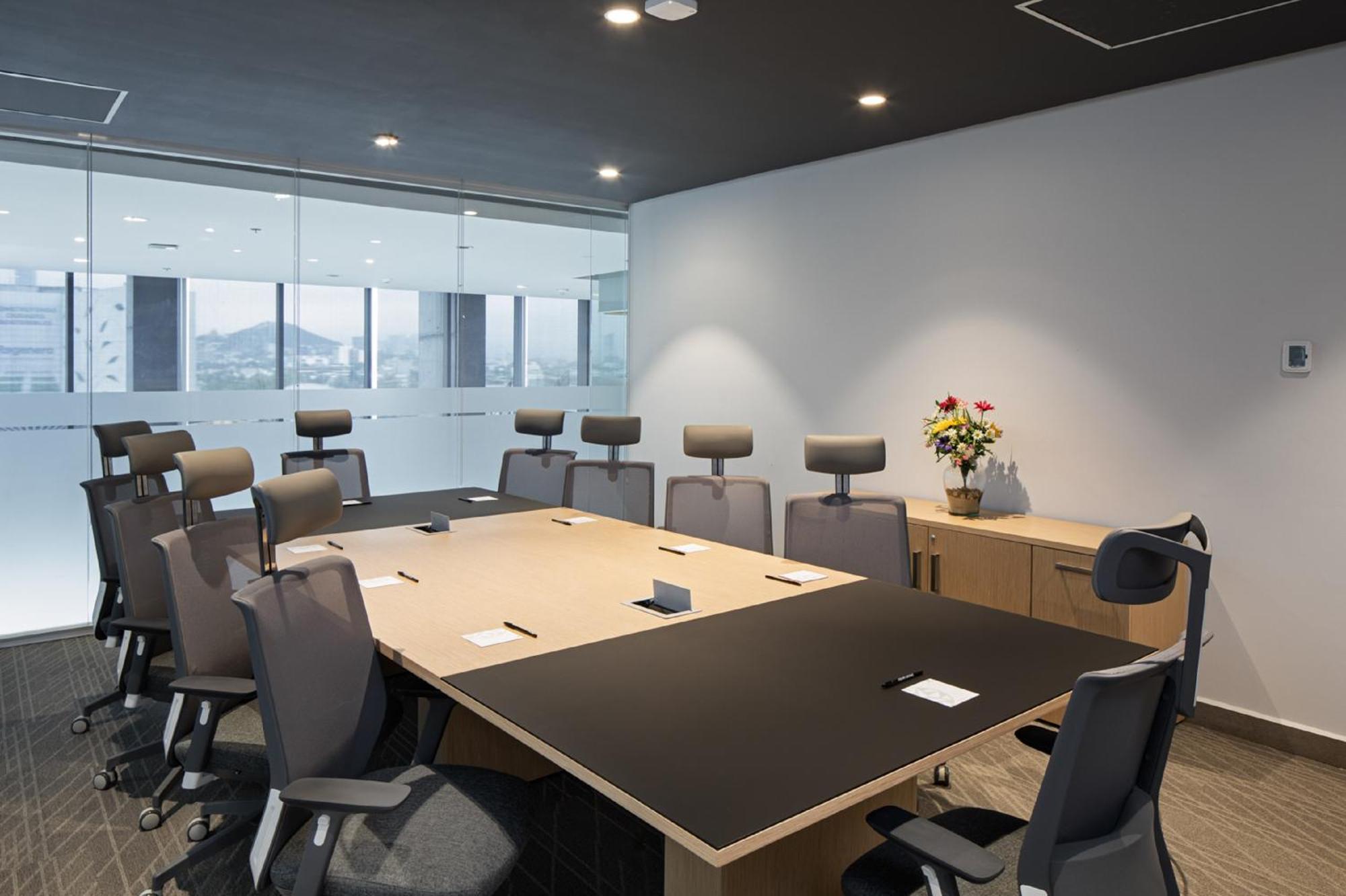 Galeria Plaza Monterrey Hotel Kültér fotó Meeting room