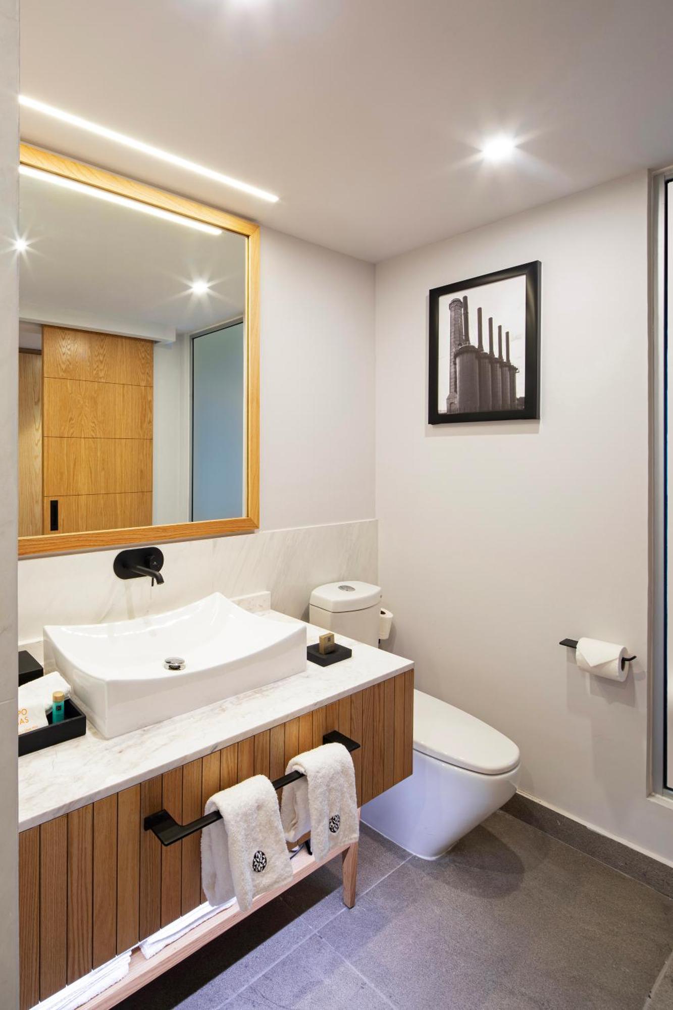 Galeria Plaza Monterrey Hotel Kültér fotó Bathroom